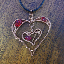 Load image into Gallery viewer, fenced double heart