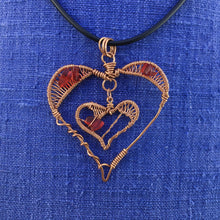 Load image into Gallery viewer, fenced double heart