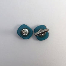 Load image into Gallery viewer, aqua brass spiral
