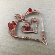 Load image into Gallery viewer, fenced double heart
