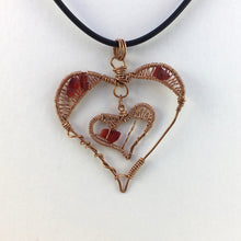 Load image into Gallery viewer, fenced double heart
